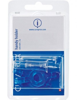 CURAPROX Handy Holder  for Interdental brushes Χερουλι για μεσοδοντια βουρτσακια Μπλε  3τμχ SKU 409