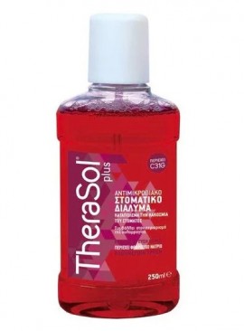 Therasol Solution Plus Στοματικό Διάλυμα, Κατά της Κακοσμίας με γεύση κεράσι , 250 ml