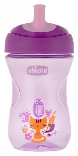 CHICCO Advanced Cup  Μωβ Κύπελλο Ανάπτυξης στόμιο σαν καλαμάκι 12 +m 266 ml  SKU 06941-10