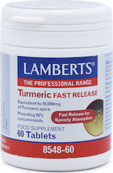 Lamberts Turmeric Fast Release Συμπλήρωμα Από Κουρκουμίνη ,60tabs