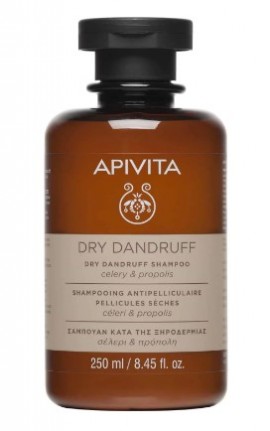 APIVITA Dry Dandruff Shampoo, Σαμπουάν Κατά της Ξηροδερμίας με Σέλερι & Πρόπολη, 250ml