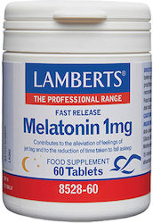 Lamberts Melatonin 1mg Συμπλήρωμα για τον Ύπνο 60 tabs