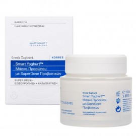 Korres Smart Yoghurt Μάσκα Προσώπου με Superdose Προβιοτικών, 100ml