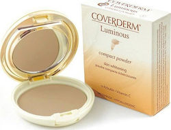 Coverderm  Luminous Compact Powder No1 SPF50+ HEVisible, Πούδρα για την Αντιμετώπιση των Πανάδων και των Κηλίδων του Δέρματος, 10gr
