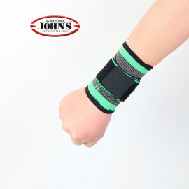 JOHNS Wrist support with elastic band Περικαρπιο με ελαστικο αυτοκολλητο Πρασινο SKU 22350
