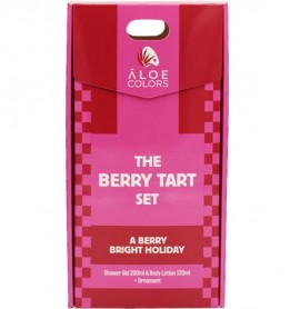 Aloe Colors The Berry Tart Set με Berry Αφρόλουτρο, 200ml, Berry Ενυδατική Λοσιόν Σώματος, 120ml & Δώρο Στολίδι, 1τεμ, 1σετ