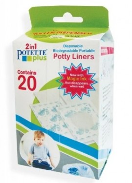 Babywise Potette Plus 2 in 1 Potty Liners Bags  ανταλακτικες σακουλες για το γιο-γιο 20 τμχ  SKU2248T