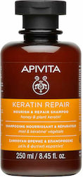 APIVITA  Keratin Repair Ξηρό Σαμπουάν Αναδόμησης/Θρέψης για Ξηρά Μαλλιά 250ml