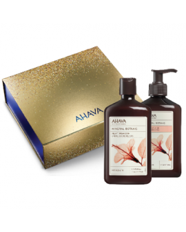 AHAVA Xmas  Set Mineral Botanic Cream Wash 500 ml & Mineral Botanic Body Lotion  500 ml