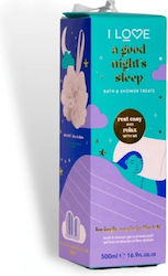 I LOVE  Set  A Good Nights Sleep Bath & Shower Treats Περιποίηση με Αφρόλουτρο, 500ml & Σφουγγάρι