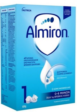 Nutricia Almiron 1  Γάλα 1ης βρεφικής ηλικίας 0+ m, 600 gr