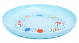 Suavinex  Βοοο! Παιδικό πιάτο  4+m  Μπλε 1τμχ SKU3302850