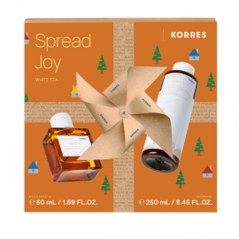 Korres Set Spread Joy White Tea Eau de Toilette Γυναικείο Άρωμα, 50ml & Αφρόλουτρο, 250ml