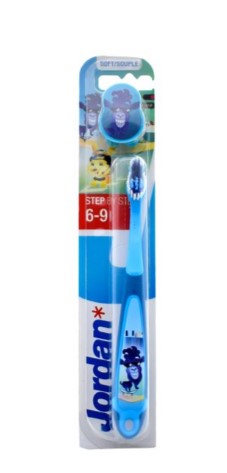 Jordan  Step by Step  Soft Toothbrush  Μαλακη παιδικη  οδοντοβουρτσα Μπλε 6-9 years
