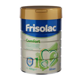 Frisolac Comfort 1 Ειδικό Γάλα για βρέφη από 0-6 m με γαστροοισοφαγική παλινδρόμηση ή δυσκοιλιότητα 400gr