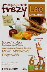 Frezylac Bio Cereal, Δημητριακά Γάλα και Φρούτα -μηλα,μπαναν,πορτοκαλι-6+m  200gr