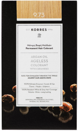 Korres Argan Oil Colorant Ageless N 9.73 χρυσο καστανο  50ml