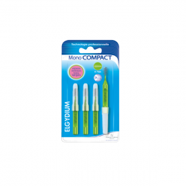 Elgydium Clinic Mono Compact Green 1.1, Μεσοδόντια βουρτσάκια πράσινα 4 τμχ