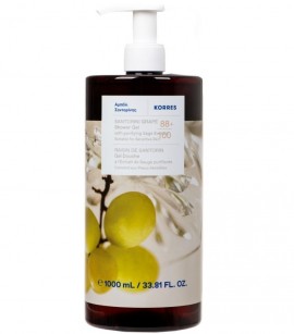 Korres Santorini Grape Αφρόλουτρο Αμπέλι Σαντορίνης Santorini Grape With Purifying Sage Extract Shower Gel 1000ml
