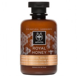 APIVITA ROYAL HONEY Shower gel, Κρεμώδες Αφρόλουτρο με Ελληνικό Θυμαρίσιο Μέλι, 300ml