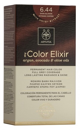 APIVITA My Color Elixir N 6.44 Ξανθό Σκούρο Έντονο Χάλκινο, 125ml