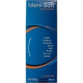 PHARMEX Meni Sept all in one solution  Υγρό καθαρισμού για όλους τους φακούς επαφής με ενυδατική δράση 380ml