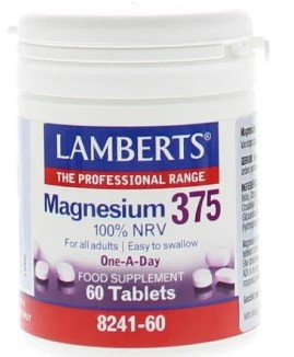 Lamberts Magnesium 375 Συμπληρωμα διατροφης 60tabs