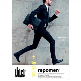 Segreta Ibici  Repomen Business Sock Κάλτσες Διαβαθµισµένης Συµπίεσης 16/20 mmHg N L Grigio chiaro