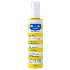 Mustela High Protection Sun Spray SPF50 Αντηλιακό Προσώπου & Σώματος για Βρέφη και Παιδιά  0+ m 200 ml