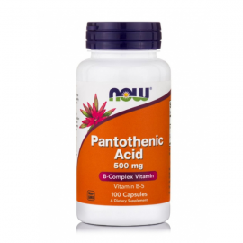 NOW Pantothenic Acid 500 mg  Βιταμινη Β 100 Capsules