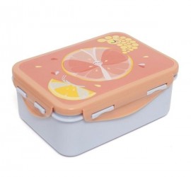 Petit Monkey  Flies Lunch Box   Φαγητοδοχείο Ροζ παλ