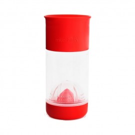 MUNCHKIN Miracle Fruit Infuser 360ᵒ, Ποτήρι-Στίφτης Φρούτων Κόκκινο  414ml