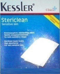 Kessler Stericlean Αποστειρωμένες Υδρόφυλλες Γάζες 15x30 cm  12 τμχ