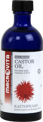 MACROVITA Castor Oil καστορελαιο για αύξηση της τριχοφυΐας στις βλεφαρίδες, στα αραιά και αδύναμα φρύδια, στα μαλλιά 100 ml