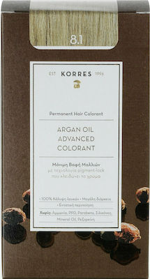 Κorres  Argan oil advanced colorant N 8.1 Ξανθο ανοιχτο σαντρε  50ml