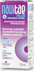 Novax Pharma Navitae Plus Οφθαλμικές Σταγόνες με Υαλουρονικό Οξύ για Ξηροφθαλμία 15ml
