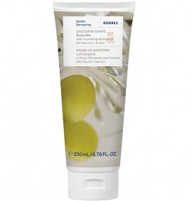 Korres Body Milk Santorin Grape Ενυδατικό Γαλάκτωμα Σώματος Αμπέλι Σαντορίνης, 200 ml