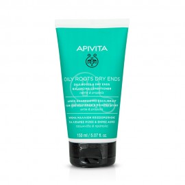 APIVITA Οily roots dry ends  conditioner , Κρεμα αμλλιων για λιπαρες ριζες και ξηρες ακρες 150ml