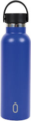 Runbott Sport Μπουκάλι Θερμός Ανοξειδωτο με κεραμικη επιστρωση με λαβη Azul Reflex  600ml  SKU 3667