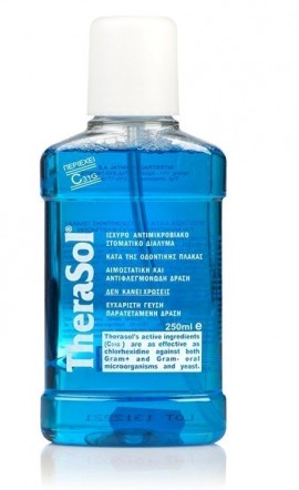 Therasol Solution Στοματικό Διάλυμα, Κατά της Κακοσμίας με γεύση Μέντας, 250 ml