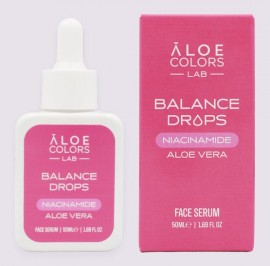 Aloe Colors Balance Drops Face Serum Ορός Προσώπου με Νιασιναμίδη & Αλόη, 50ml