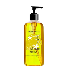 HELENVITA Ginger Lemon Shower bath and bubble bath Αφρολουτρο με λεμονι 490ml