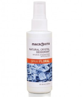 Macrovita Spray Floral 100ml - Φυσικός Αποσμητικός Κρύσταλλος σε μορφή spray