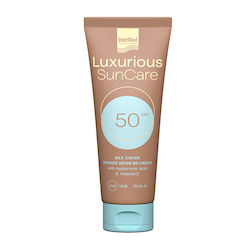 Intermed Luxurious Suncare Silk Cover Bb Cream With Hyaluronic Acid Spf50 Αντηλιακή Κρέμα Προσώπου Με Χρώμα, 75ml
