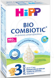 HIPP Bio Combiotic No 3 Βιολογικό Γάλα για Νήπια  12+ m 600gr