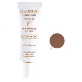 Coverderm Luminous Make Up Anti Aging SPF50+ Λευκαντικό Make Up Απόχρωση Νο13  30ml