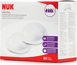 NUK Επιθέματα Στήθους Ultra Dry 60τμχ