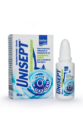 Intermed Unisept Interdental Cleanser Καθαρισμός και φροντίδα μεσοδόντιων διαστημάτων, 30 ml