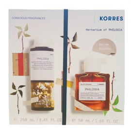 Korres Set Philosia Αφρόλουτρο, 250ml & Eau De Toilette Γυναικείο Άρωμα, 50ml
