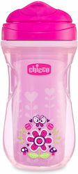 CHICCO Active Cup 14+m Παιδικό Ποτηράκι από Πλαστικό Ροζ 266ml